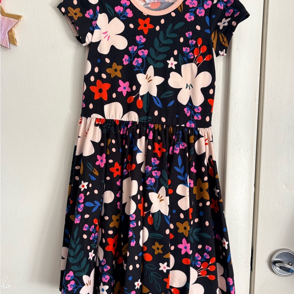 DOTDOT Smile Floral Kids Dress - Multicolor